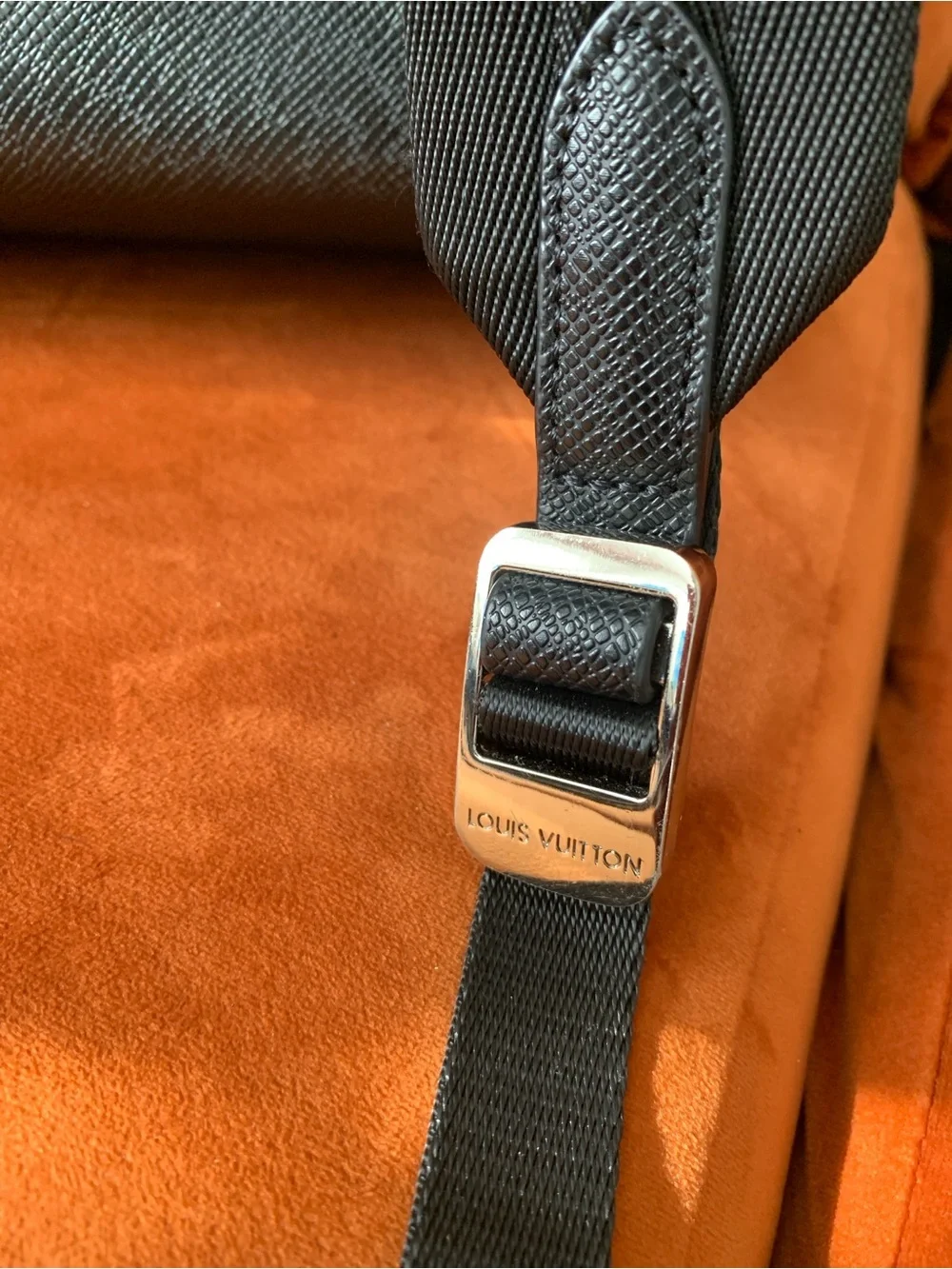 Louis Vuitton Black Men’s Leather Backpack